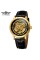 Годинник наручний Forsining 8173 Gold-Black Leather
