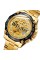 Годинник наручний Forsining 8186 Gold-Black