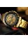 Годинник наручний Forsining 8186 Gold-Black