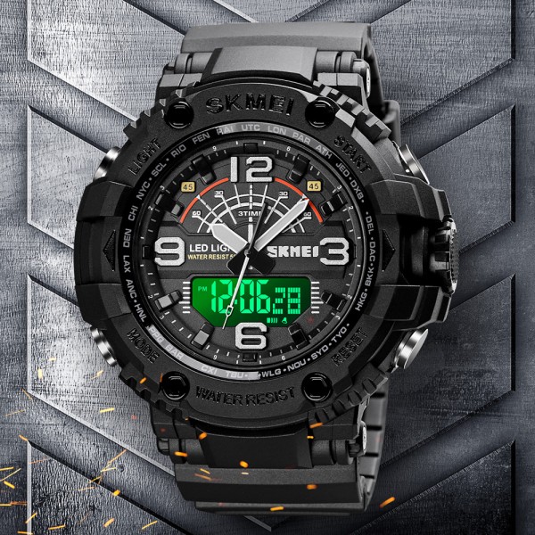 Годинник наручний Skmei 1617 Black