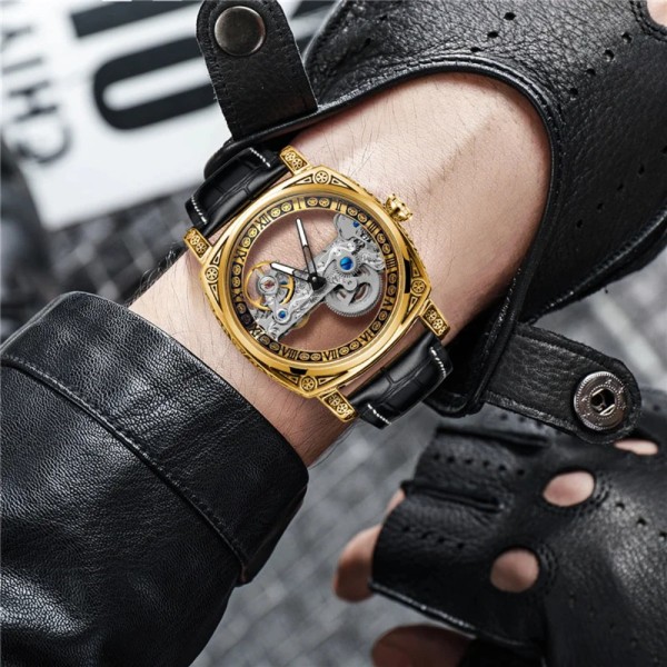 Годинник наручний Forsining 8263 Gold