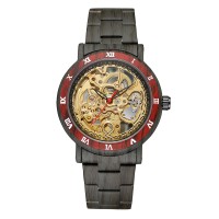 Часы наручные Forsining 8277 Black-Red-Gold
