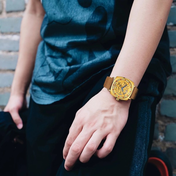 Годинник наручний Forsining 8274 Gold