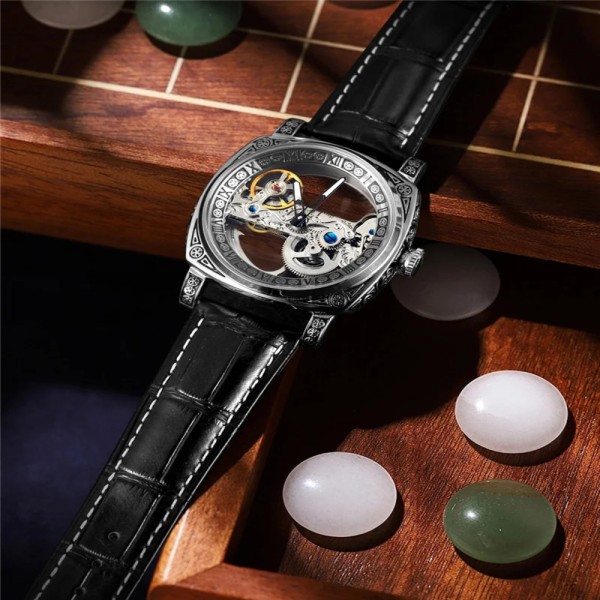 Годинник наручний Forsining 8263 Silver
