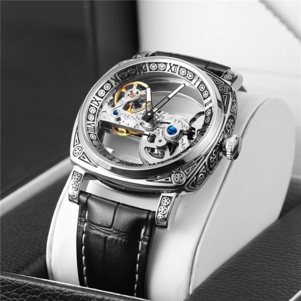 Годинник наручний Forsining 8263 Silver