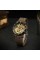 Годинник наручний Forsining 8277 Brown-Black-Gold