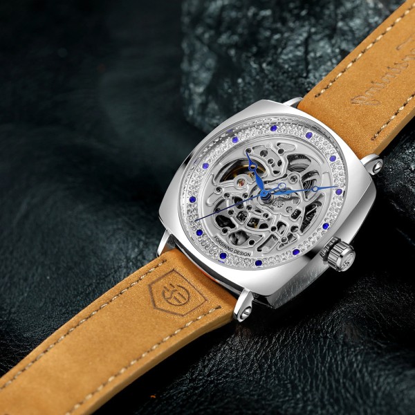 Годинник наручний Forsining 8274 Silver