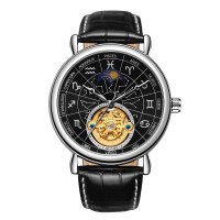 Годинник наручний Winner 8271 Silver-Black