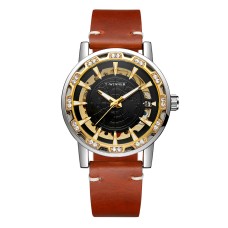 Годинник наручний Winner 8278 Silver-Gold-Black
