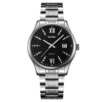 Годинник наручний Skmei 2158SIBK Silver-Black