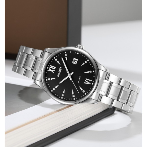 Годинник наручний Skmei 2158SIBK Silver-Black