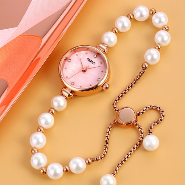 Годинник наручний Skmei 1983PKWT Pink-White