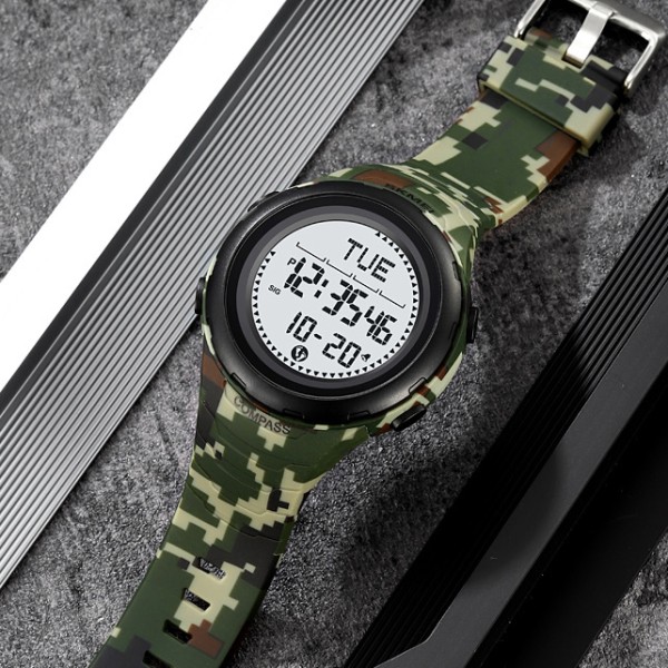 Годинник наручний Skmei 2166CMGN Army Green Camouflage
