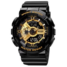Годинник наручний Skmei 1834 Black-Gold
