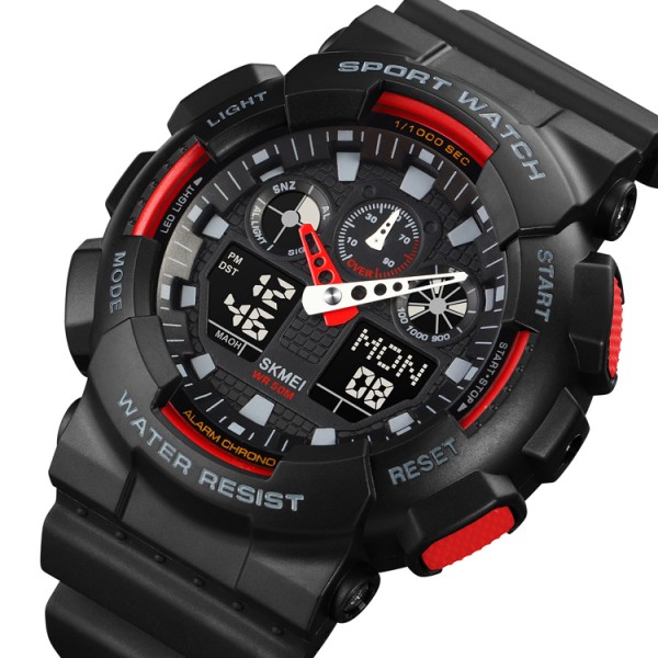 Годинник наручний Skmei 1832 Black-Red