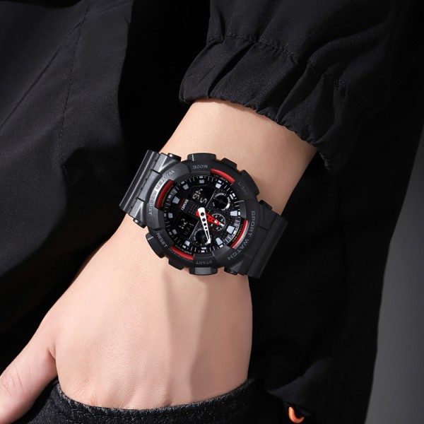 Годинник наручний Skmei 1832 Black-Red
