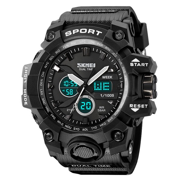 Годинник наручний Skmei 2197BK Black