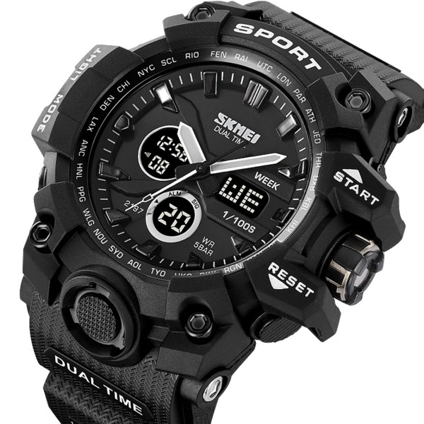 Годинник наручний Skmei 2197BK Black