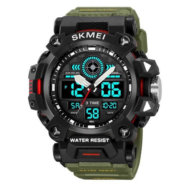 Годинник наручний Skmei 2226AG Army Green
