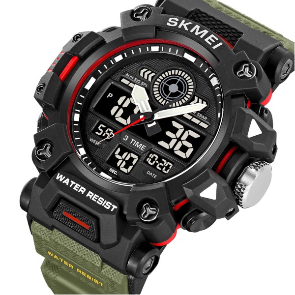 Годинник наручний Skmei 2226AG Army Green
