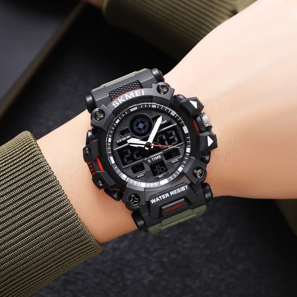 Годинник наручний Skmei 2226AG Army Green