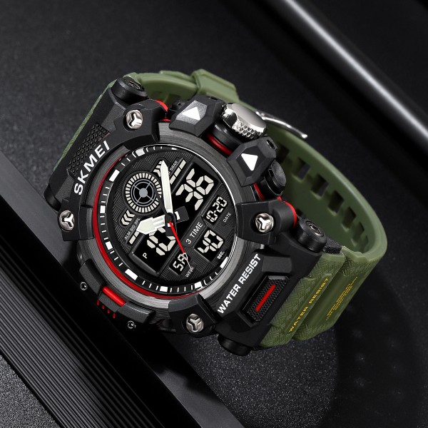Годинник наручний Skmei 2226AG Army Green
