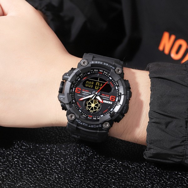 Годинник наручний Skmei 1818 Black-Red.
