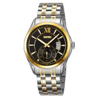 Годинник наручний Skmei 9319TGDBK Silver-Gold-Black