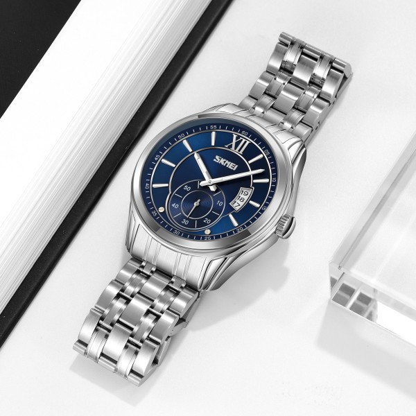Годинник наручний Skmei 9319SIBU Silver-Blue