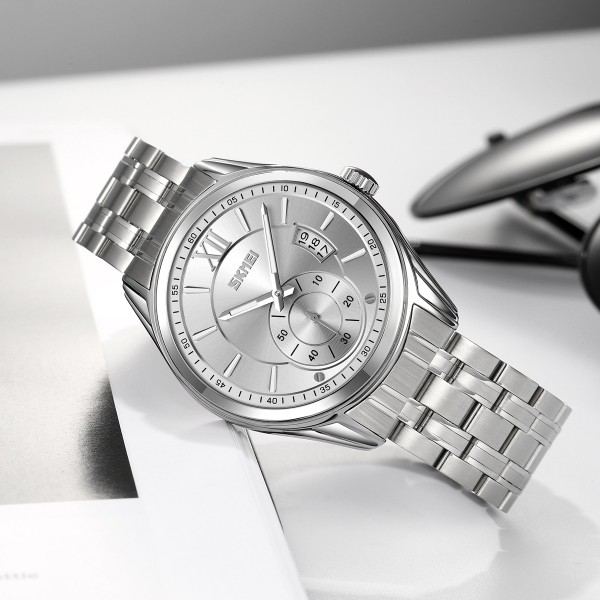 Skmei 9319SISI Silver-Silver