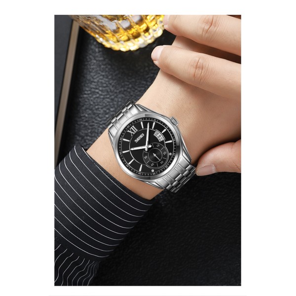 Годинник наручний Skmei 9319SIBK Silver-Black