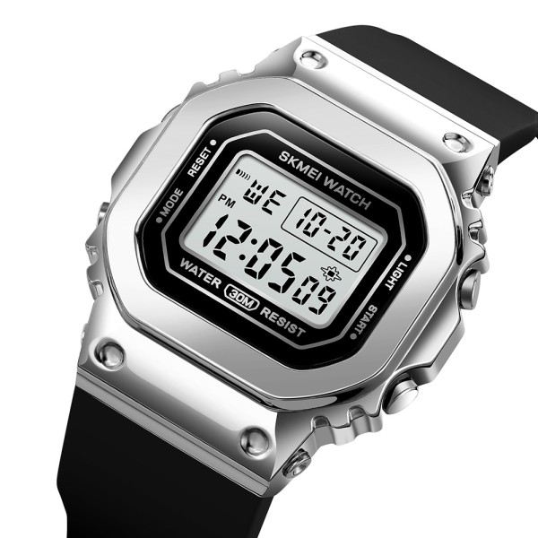Годинник наручний Skmei 1796 Silver-Black