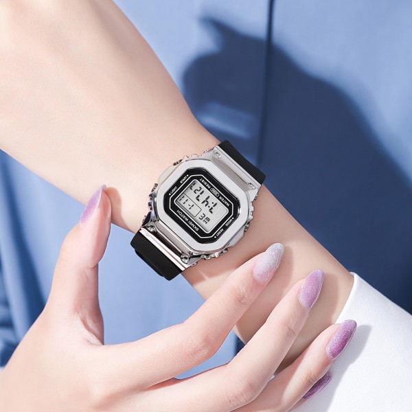 Годинник наручний Skmei 1796 Silver-Black