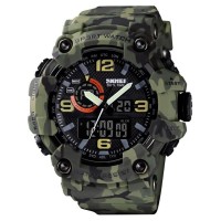 Годинник наручний Skmei 1520CMGN Green Camo.