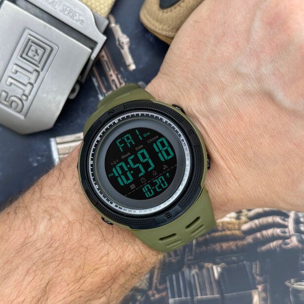 Годинник наручний Skmei 1251AG Military