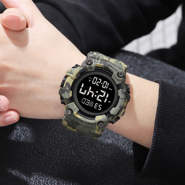 Годинник наручний Skmei 1968CMGN Green Camo
