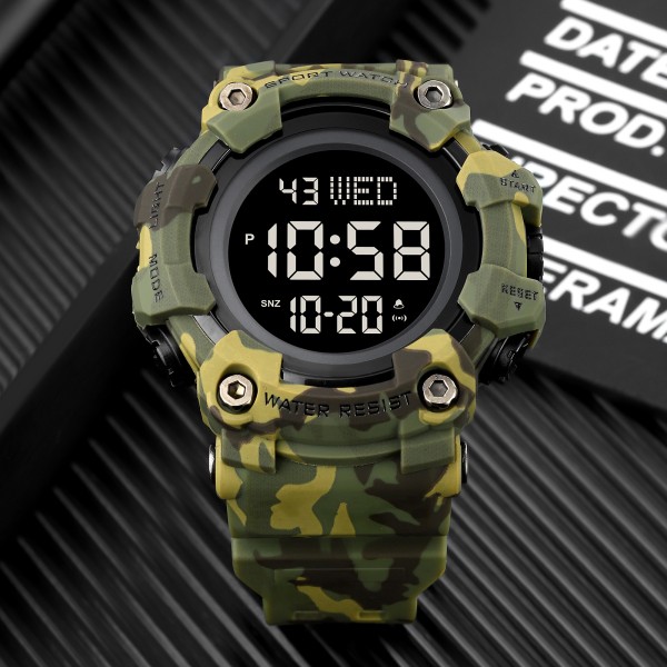 Годинник наручний Skmei 1968CMGN Green Camo