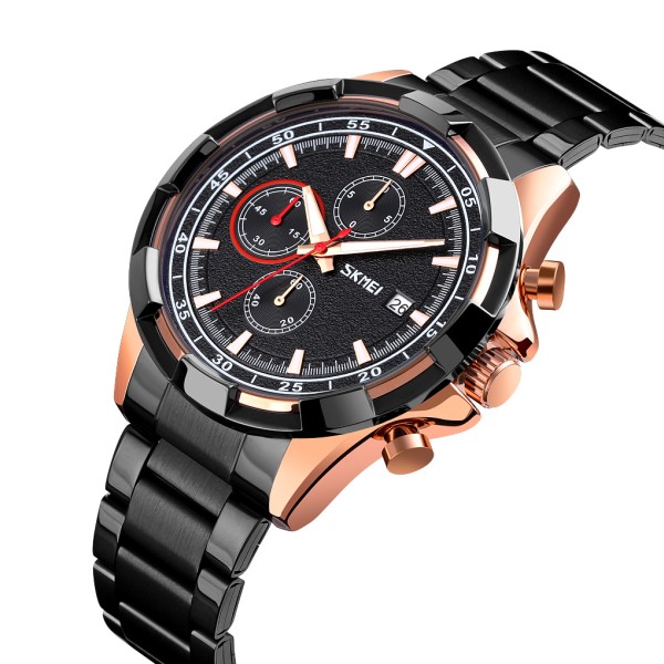 Годинник наручний Skmei 9192RGBK Rose Gold-Black