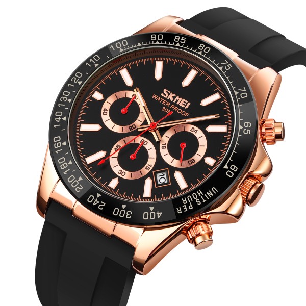 Годинник наручний Skmei 9275RGBK Rose Gold-Black