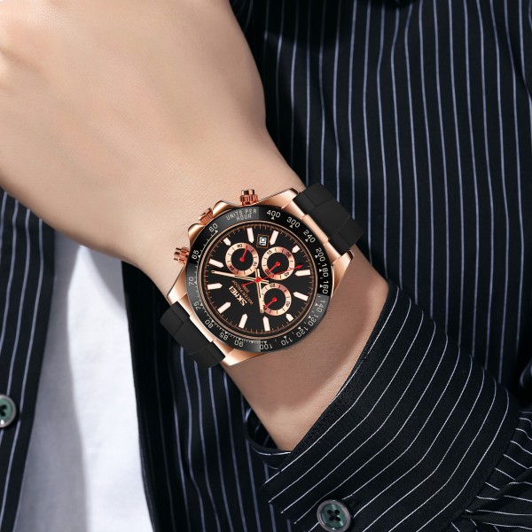 Годинник наручний Skmei 9275RGBK Rose Gold-Black