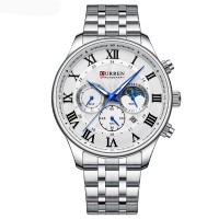 Часы наручные Curren 8427 Silver-White
