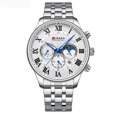 Годинник наручний Curren 8427 Silver-White
