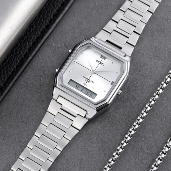Годинник наручний Skmei 2258SI Silver