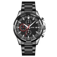Годинник наручний Skmei 9192SIBK Silver-Black