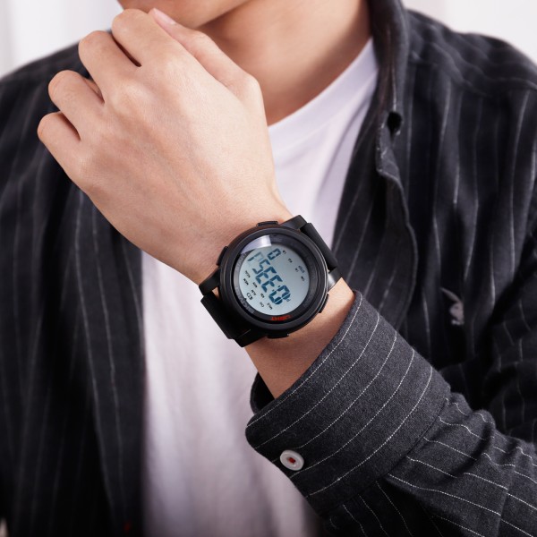 Годинник наручний Skmei 1469BKWT Black STOPPED