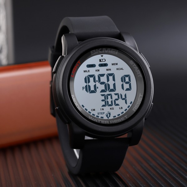 Годинник наручний Skmei 1469BKWT Black STOPPED