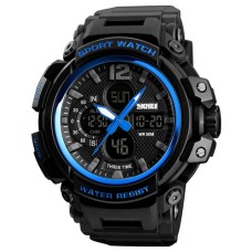 Годинник наручний Skmei 1343 Black-Blue