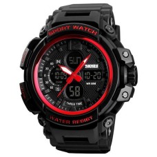 Годинник наручний Skmei 1343 (1343RD) Black-Red