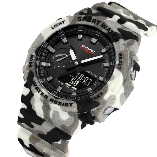 Годинник наручний Skmei 2351CMGY Camo Grey