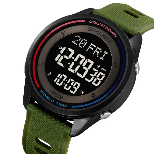 Годинник наручний Skmei 2348AG Army Green